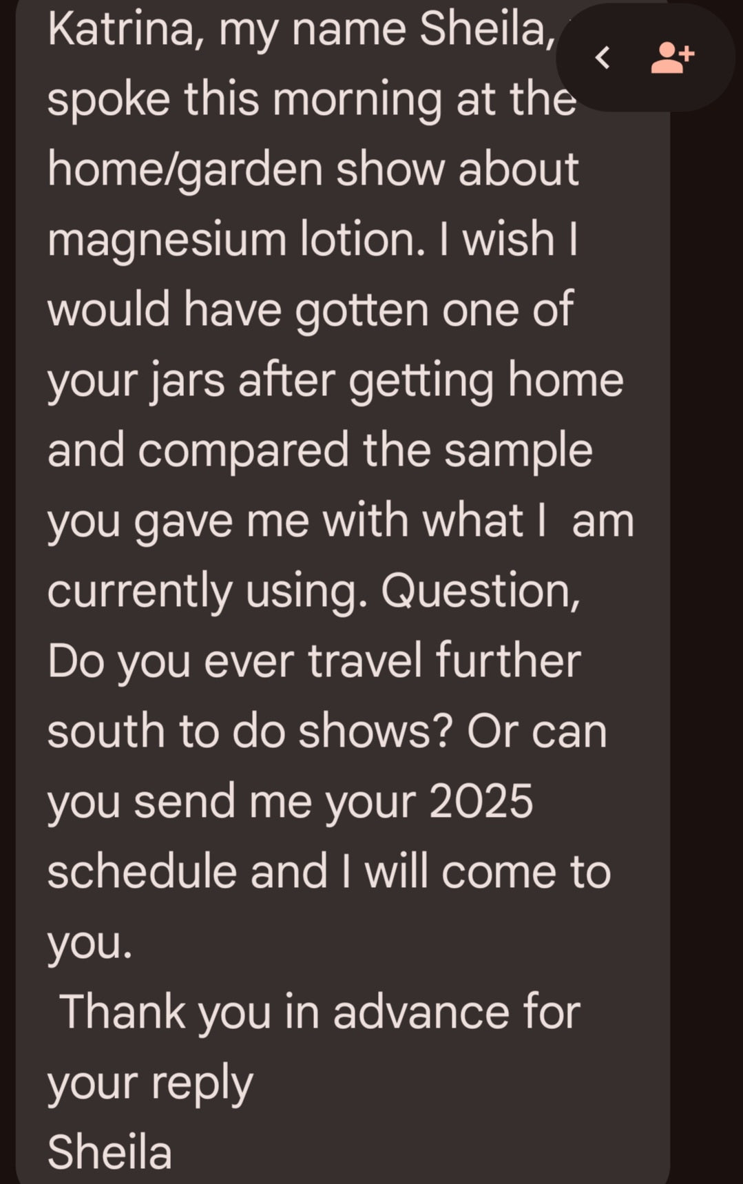 Magnesium Lotion