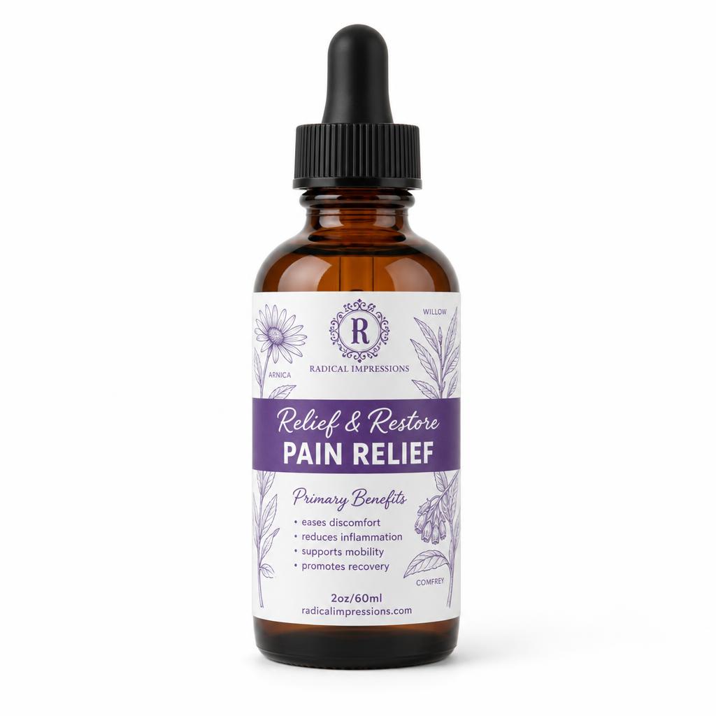 Relief & restore pain relief tincture